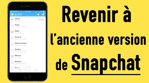 Comment Avoir L Ancienne Version De Snapchat Sur Iphone Youtube