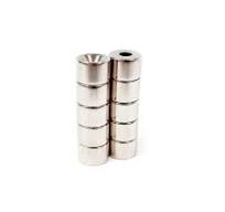 20mm X 10mm X 4mm X (4mm X 4mm Double Hole) Block Countersunk Neodymium  Magnet N42 (4.47KG Pull