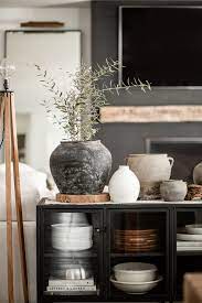 Black Sideboard Modern Farmhouse Living Room Decor Modern Farmhouse Living Room Decor Home Decor House Interior