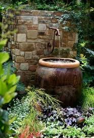 Love This Idea Could Definitely Work In The Tiered Corner Ideias De Jardinagem Fontes De Parede Fontes De Agua