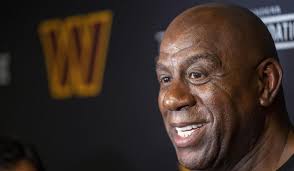 Michigan-born, L.A.-based Earvin Magic Johnson putting his stamp