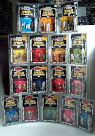 Full Collection Of Star Wars 3 Packs Star Wars And Empire 77 80 Star Wars Collectors Star Wars Action Figures Display Star Wars Awesome