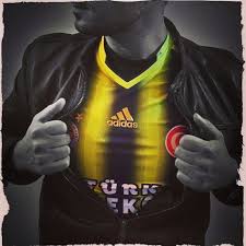 Fenerbahce Taraftar Mavi Sanat Renkler