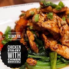 21 Day Fix Extreme Healthy Family Friendly Recipe For Chicken Stir Fry With Chinese Broccoli 21 Day Fix Meals 21 Day Fix Meal Plan 21 Day Fix Diet