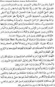 Sehatkanlah dia, karena sesungguhnya engkau adalah dzat yang bisa menyehatkan. Doa 4 Bulanan Kata Kata Cinta