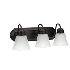 Shop bathroom vanity lights and find a variety of bathroom light fixtures to fit your style. Chapter Three Light Vanity Light Fixture Oil Rubbed Bronze Finish Walmart Com Walmart Com