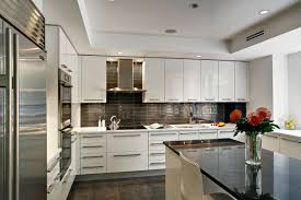 Custom Kitchen Design Contemporary White High Gloss Lacquer Cabinetry With Kitchen Inspiration Design Kitchen Island Design Kitchen Design Contemporary White