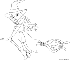 These free, printable halloween coloring pages for kids—plus some online coloring resources—are great for the home and classroom. Cute Witch Barbie Coloring Pages Printable