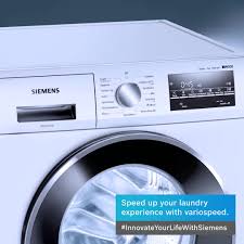 Siemens Washing Machine | Make laundry day easier and efficient with Siemens washing machines. The varioSpeed technology and the smart sensors work intelligently to save time and... | By Siemens Home | Facebook