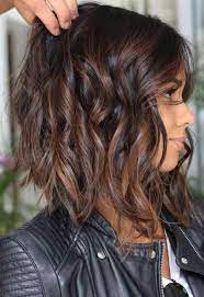 Meches Chocolat Cheveux Mi Long Coupe De Cheveux Coupe Cheveux Mi Long