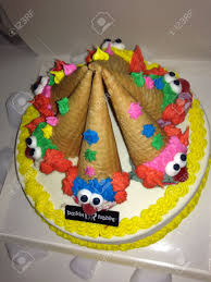 Ice cream cake decorating tutorial. Kids Ice Cream Cake Stock Photo Picture And Royalty Free Image Image 20791956