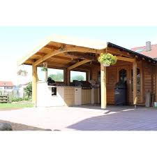 Outdoorkuche Gemauert Mit Gasgrill Und Monolith Grill Gasgrill Outdoor Grill Kuche Blockhaus Bauen