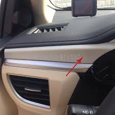 For Toyota Corolla 2014 Abs Chromium Car Styling Decorative Interior Front Center Console Cover Trim Auto Parts Accessories 4pcs Toyota Corolla Chrome Cars Car