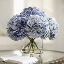 Flowers arrangementeveryone like to display flowers at home and also send each other for new year gifts. Faux Blue Hydrangea Arrangement Hydrangea Arrangements Artificial Flower Arrangements Faux Flowers