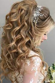 45 Perfect Half Up Half Down Wedding Hairstyles Hair Styles Down Hairstyles Long Hair Styles