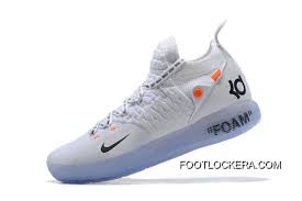Black And White 11 Latest Off White X Nike Kd 11 White Black Orange Basketball Shoes Price 95 14 Sneakers Athletic Shoes In 2020 Womens Basketball Shoes Orange Basketball Shoes Top Basketball Shoes