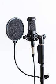 Download Premium Image Of Professional Condenser Microphone With A Pop Recording Studio Setup Home Recording Studio Setup Microphone