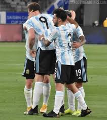 The copa america 2021 argentina vs chile match will live stream on sony liv and jio tv (sony ten 2/sony ten 2 hd) in india. Argentina 2021 Copa America Home Kit Released Footy Headlines