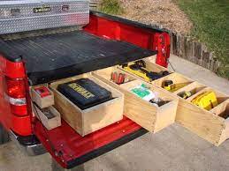 Homemade Truck Box Truck Bed Storage Diy Truck Bedding Truck Boxes
