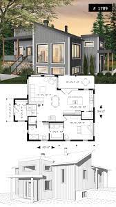 Discover The Plan 1709 Billy Which Will Please You For Its 1 Bedrooms And For Its Modern Design Styles Contemporary House Plans Basement House Plans Small Modern Home