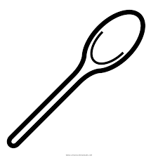 Free printable & coloring pages. Spoon Coloring Page Ultra Coloring Pages