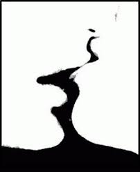 Black And White Kissing Drawing Pin By Megan Bael On Black White Black And White Painting Kissing Silhouette Art