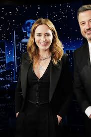 Her accolades include a golden globe award and a screen actors guild award, in addition to nom. Emily Blunt At Jimmy Kimmel Live 05 26 2021 Hawtcelebs