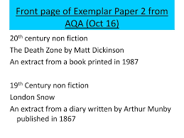 English language paper 2 question 5 examples / aqa english language paper 2 question 5 five practice qs : Preparing For Paper 2 Please Play This As A Full Slide Show As Some Sections Support Understanding And Appear Gradually Remind Teachers That We Are Also Ppt Download
