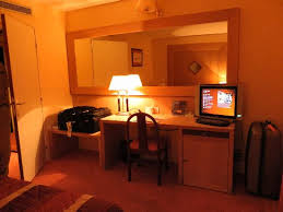 On 2nd floor of office building, with elevator. Desk Tv Refrigerator Inside The Cabinet Next To Chair Picture Of Hotel Nice Riviera Tripadvisor