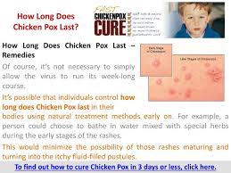 Most cases of chickenpox resolve themselves. Ppt How Long Does Chicken Pox Last Powerpoint Presentation Free Download Id 455759