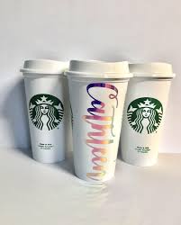 Personalized Starbucks Coffee Cup Personalized Christmas Etsy Personalized Starbucks Cup Starbucks Cups Personalized Cups