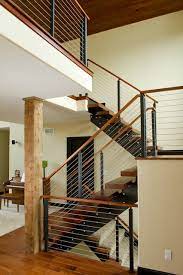 The project aims to shift traffic. Rzr Vision Cable Railing System Modern Loft Minimalistisch Wohnbereich Washington D C Von East Coast Cable Solutions