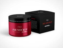 Download Wide Mouth Cosmetic Jar Box Packaging Psd Mockup Psd Mockups