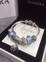 Pandora Sea Theme Blue Charm Bracelet Star Moon Pendant Pandora Bracelet Charms Pandora Jewelry Charms Pandora Bracelet Designs