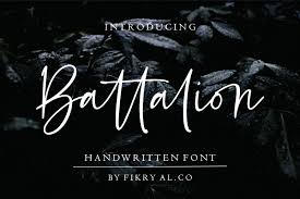Buy french script font from monotype on fonts.com. Battalion Handwitten Font 202702 Script Font Bundles