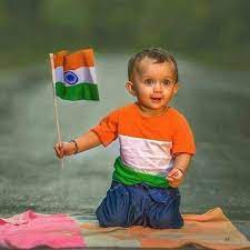 Let your child's chest swell up with pride this republic day whilst he / she sways the indian flag with joy and pride. Cute Baby With Flag Republic Day India Indian Flag Indian Flag Wallpaper