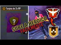 Free account free fire 2021 | garena free fire accounts and passwords. Ya Llego La Nueva Tarjeta 2x Rp Para Subir A Heroico Facilmente Free Fire Youtube