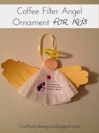 Craftivity Designs Kids Craft Coffee Filter Angel Ornaments Coffee Filter Crafts Christmas Sunday School Angel Ornaments