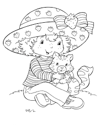 26 gambar mewarnai terbaru untuk anak. Free Printable Strawberry Shortcake Coloring Pages For Kids