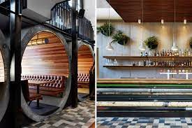 The Prahran Hotel Is A Fun Pub Outside Of Melbourne That Features Reclaimed And Recycled Materials Green Building Architecture Architecture Architecture Design
