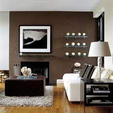 A serene living room withwhite brick walls, brown and. Living Room Interior Design Ideas Brown Is Modern Interior Design Ideas Ofdesign