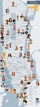 Celebrity Map Plotting The Celebrities Who Live In Nyc Infographic New York Travel Nyc Map New York City Travel