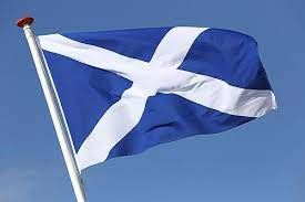 Die flagge schottlands besteht aus einem weißen andreaskreuz (engl. Weiss Auf Blau Die Schottland Flagge