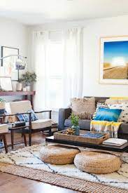 Low Seating How To Pull Off The Look And Make Guests Comfortable Bohemian Living Room Decor Rugs In Living Room Living Decor