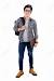 Student Standing Up Clipart