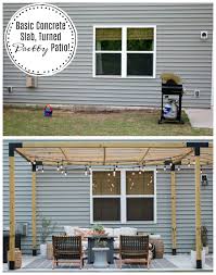 A modern backyard on a budget by ishka designs. A Builder Basic Concrete Slab Turned Pretty Patio Part I Pretty Real