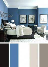 The light scheme is grounded with blue bedroom decor like a navy headboard and white and navy accent pillows. Pin On Einrichtung