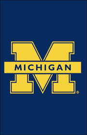 University Of Michigan Football Logo Michigan Football Michigan Wolverines Football University Of Michigan Logo