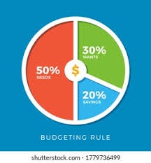 50 30 20 Budgeting Rule Isolated Stock Vector (Royalty Free) 1779736499 |  Shutterstock