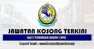 Portal jawatan kosong terkini ingin berkongsi maklumat peluang pekerjaan di majlis perbandaran manjung (mpm) yang kini dibuka untuk warganegara malaysia dan kepada yang berminat serta berkelayakan dipelawa untuk mengisi kekosongan jawatan kosong ini seperti berikut Jawatan Kosong Di Majlis Perbandaran Manjung Mpm 14 Disember 2020 Kerja Kosong 2021 Jawatan Kosong Kerajaan 2021